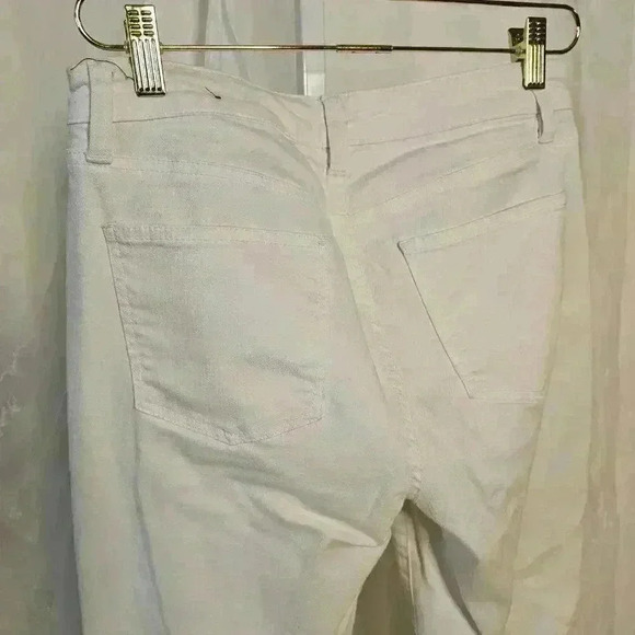 Talbots Flawless 5 Pocket Flare Pants - Size 6P, White - Picture 5 of 6